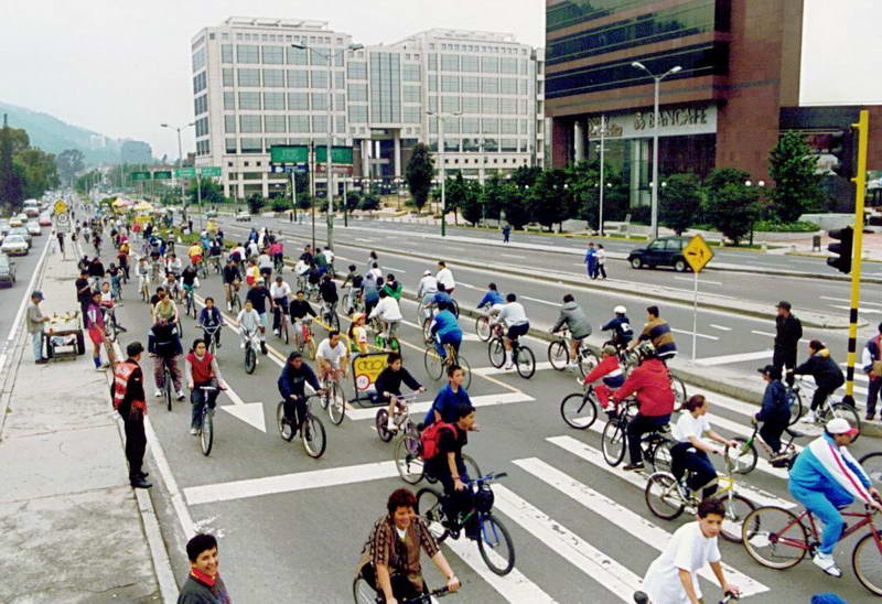 ciclovia en bogota domingos y festivos